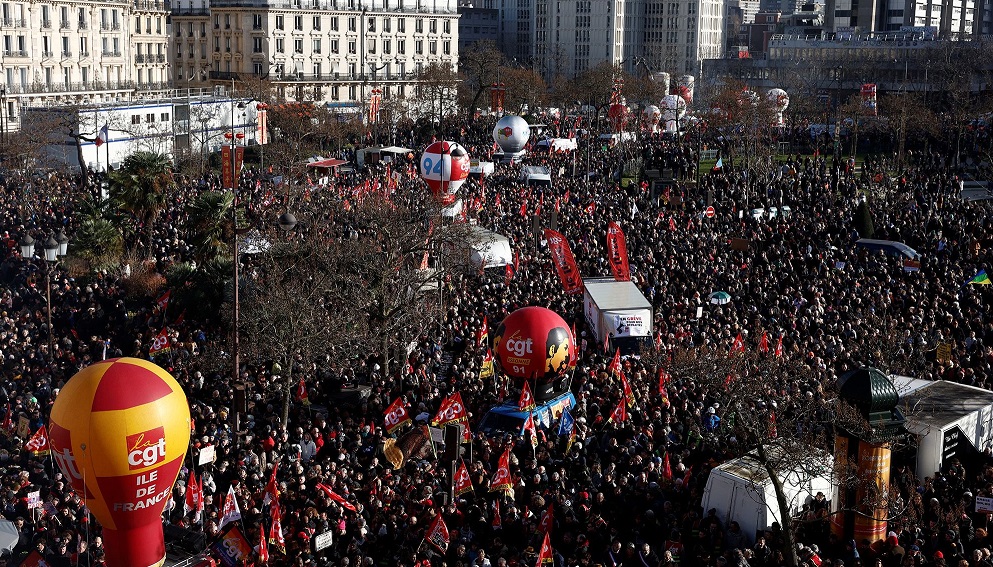 Reforma e pensioneve, mbi 700 mije protestues ne rruget e Frances dje